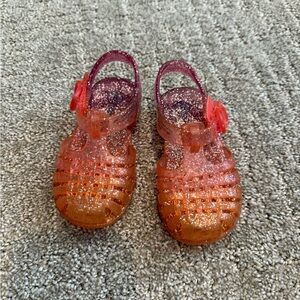 Cat & Jack Pink Glitter Kids Sandals
